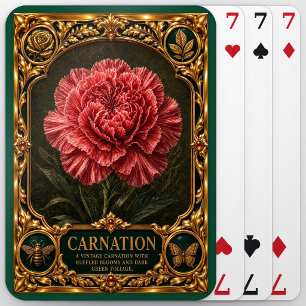 Anjer, met juwelen bezette erfstuk kunst pokerkaarten