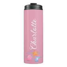 Anjer roze gepersonaliseerde zeeschelpen