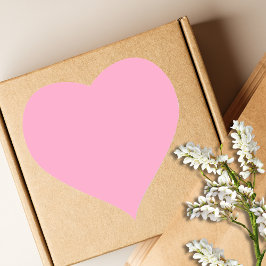 Anjer Roze Stevige Kleur | Klassiek | Elegant Hart Sticker