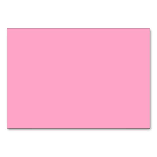 Anjer Roze Stevige Kleur | Klassiek | Elegant Kaart (Voorkant)