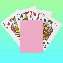 Anjer Roze Stevige Kleur | Klassiek | Elegant Pokerkaarten