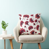 Anjer Vector Patroon Bloem Kussen (Stoel)