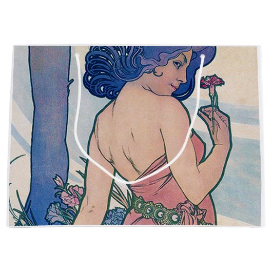 Anjer (vier bloemen), Alphonse Mucha Groot Cadeauzakje (Voorkant)