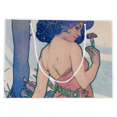 Anjer (vier bloemen), Alphonse Mucha Groot Cadeauzakje (Achterkant)