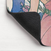 Anjer (vier bloemen), Alphonse Mucha Muismat (Hoek)