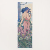 Anjer (vier bloemen), Alphonse Mucha Yogamat (Achterkant)