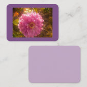 anjer visitekaartje (Voorkant / Achterkant)