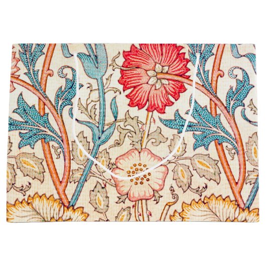 Anjer, William Morris Large Gift Bag Groot Cadeauzakje (Voorkant)