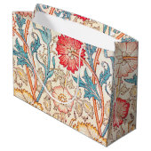 Anjer, William Morris Large Gift Bag Groot Cadeauzakje (Achterkant Gekanteld)