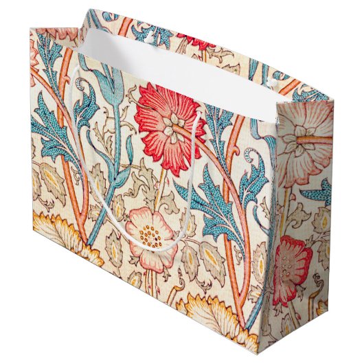 Anjer, William Morris Large Gift Bag Groot Cadeauzakje (Achterkant Gekanteld)