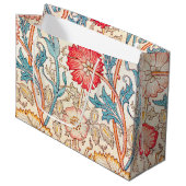 Anjer, William Morris Large Gift Bag Groot Cadeauzakje (Voorkant Gekanteld)