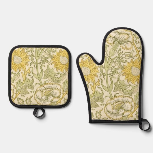 Anjer, William Morris Ovenwant & Pannenlap Set (Voorkant)