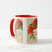 Anjerbloemen, Oude Valentijnsboodschap Mok (Voorkant links)
