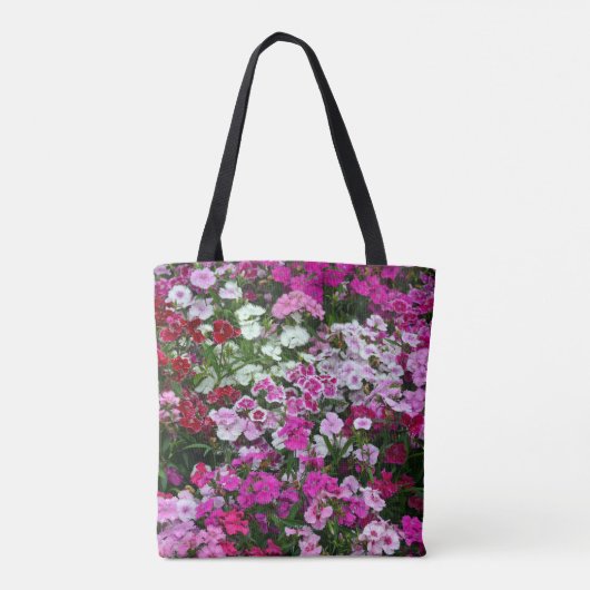 anjerbloemen tote bag (Achterkant)