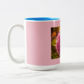 anjerroze tweekleurige koffiemok (Links)