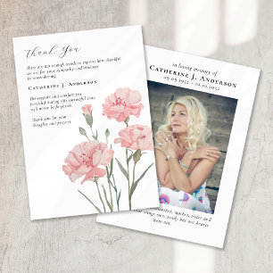 Anjers Bloemen Foto Sympathie Begrafenismonument Bedankkaart