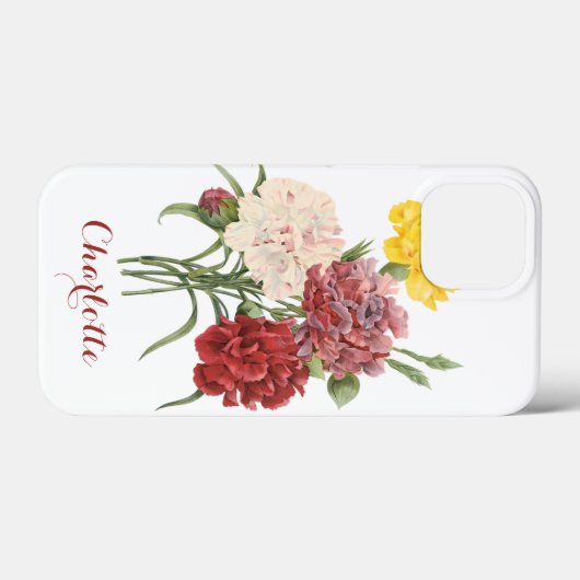  anjers Dianthus Garden Flowers Redoute Case-Mate iPhone Case (Achterkant (horizontaal))