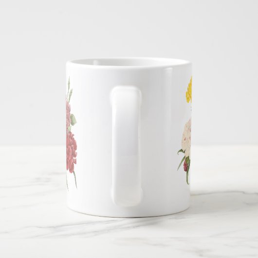  anjers Dianthus Garden Flowers Redoute Grote Koffiekop (Achterkant)