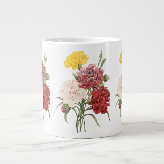  anjers Dianthus Garden Flowers Redoute Grote Koffiekop (Voorkant)