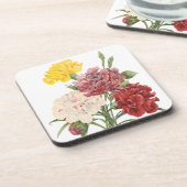  anjers Dianthus Garden Flowers Redoute Onderzetter (Linkerzijde)