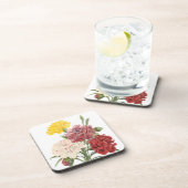  anjers Dianthus Garden Flowers Redoute Onderzetter (Rechterzijde)