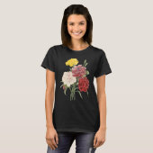 anjers Dianthus Garden Flowers Redoute T-shirt (Voorkant volledig)