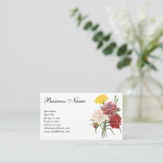  anjers Dianthus Garden Flowers Redoute Visitekaartje (Staand voorkant)