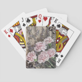 Anjers en lavendel pokerkaarten