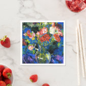 Anjers in een ronde glazen vaas servet (Insitu)