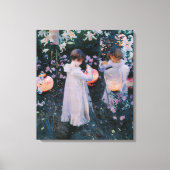 Anjers, Lily, Lily, Roos (John Singer Sargent) Canvas Afdruk (Voorkant)