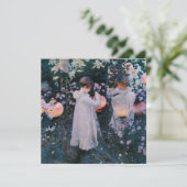 Anjers, Lily, Lily, Roos (John Singer Sargent) Kaart (Staand voorkant)