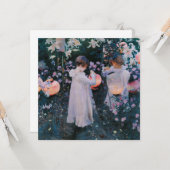 Anjers, Lily, Lily, Roos (John Singer Sargent) Kaart (Voorkant / Achterkant in situ)