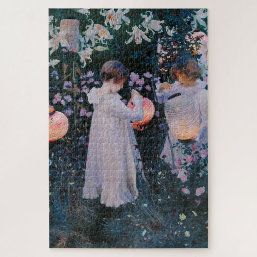 Anjers, Lily, Lily, Roos (John Singer Sargent) Legpuzzel (Verticaal)