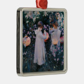 Anjers, Lily, Lily, Roos (John Singer Sargent) Metalen Ornament (Rechts)
