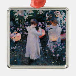 Anjers, Lily, Lily, Roos (John Singer Sargent) Metalen Ornament