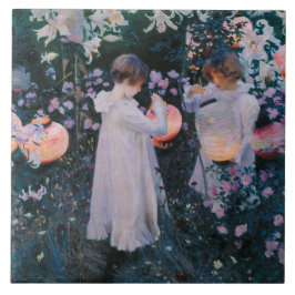 Anjers, Lily, Lily, Roos (John Singer Sargent) Tegeltje