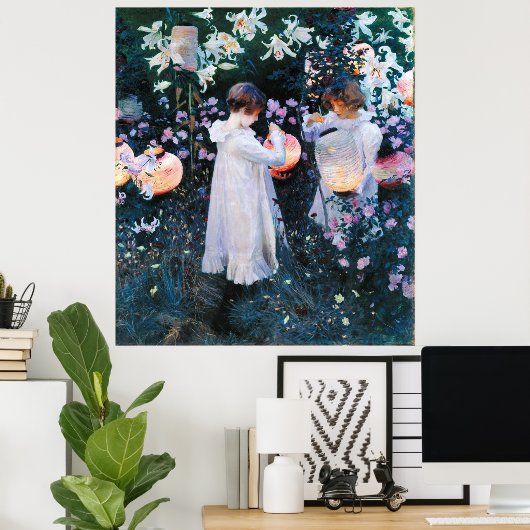 Anjers, Lily, Lily, Roos, Sargent Poster (Thuiskantoor)