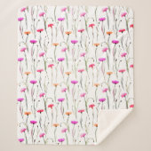  anjers met het stenen patroon sherpa deken (Voorkant)