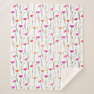 anjers met het stenen patroon sherpa deken