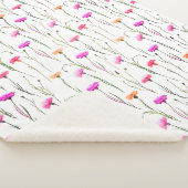  anjers met het stenen patroon sherpa deken (3/4)