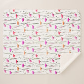  anjers met het stenen patroon sherpa deken (Voorkant (horizontaal))