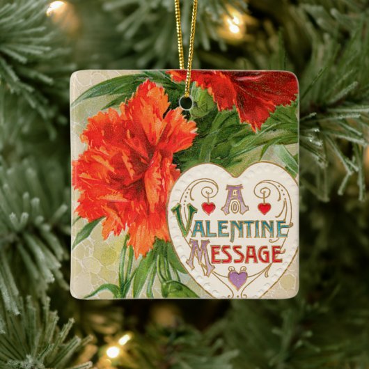 Anjers, Oud Valentijnsdagbericht Keramisch Ornament (Boom)