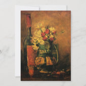 Anjers, Rozen en een fles door Vincent van Gogh (Voorkant)