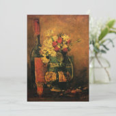 Anjers, Rozen en een fles door Vincent van Gogh (Staand voorkant)