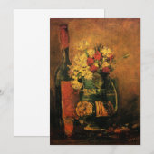Anjers, Rozen en een fles door Vincent van Gogh (Voorkant / Achterkant)