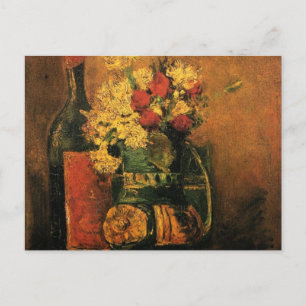 Anjers, Rozen en een fles door Vincent van Gogh Briefkaart
