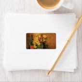 Anjers, Rozen en een fles door Vincent van Gogh Etiket (Insitu)