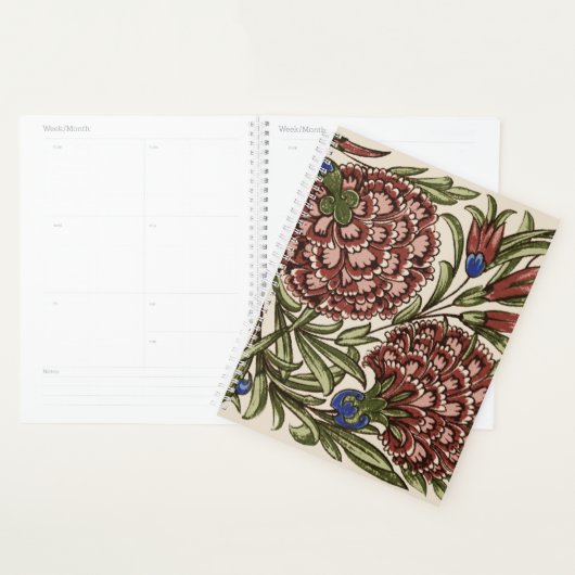Anjertjes Tegels Antiek Rustiek De Morgan Kunst Planner (Display)