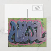 Anjl Stencil briefkaart (Voorkant / Achterkant)