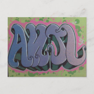 Anjl Stencil briefkaart